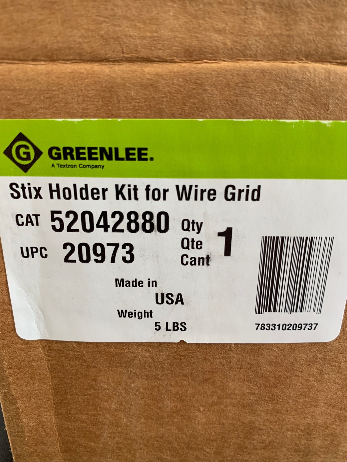 GREENLEE Stix Holder Kit For Wire Grid