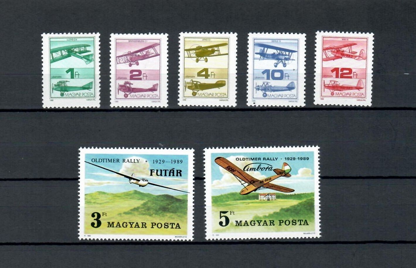 HUNGARY EUROPE SELECTION AVIATION MNH SET  & STAMPS  LOT (HUNG 199)