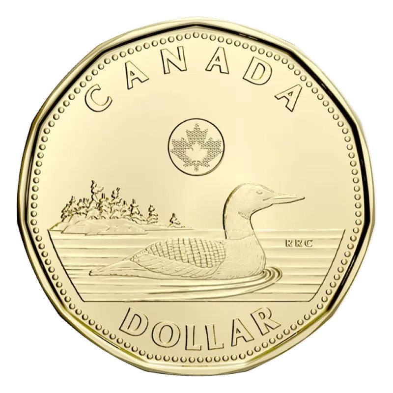Canada 2022 $1 Dollar Common Loonie Coin (Brilliant Uncirculated)