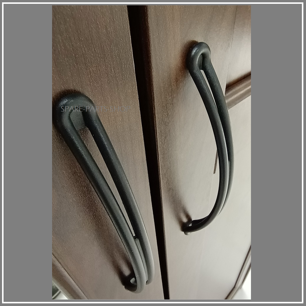 IKEA SONGESAND HANDLE BLACK METAL & SCREWS NEW ORIGINAL PARTS 157426 100408