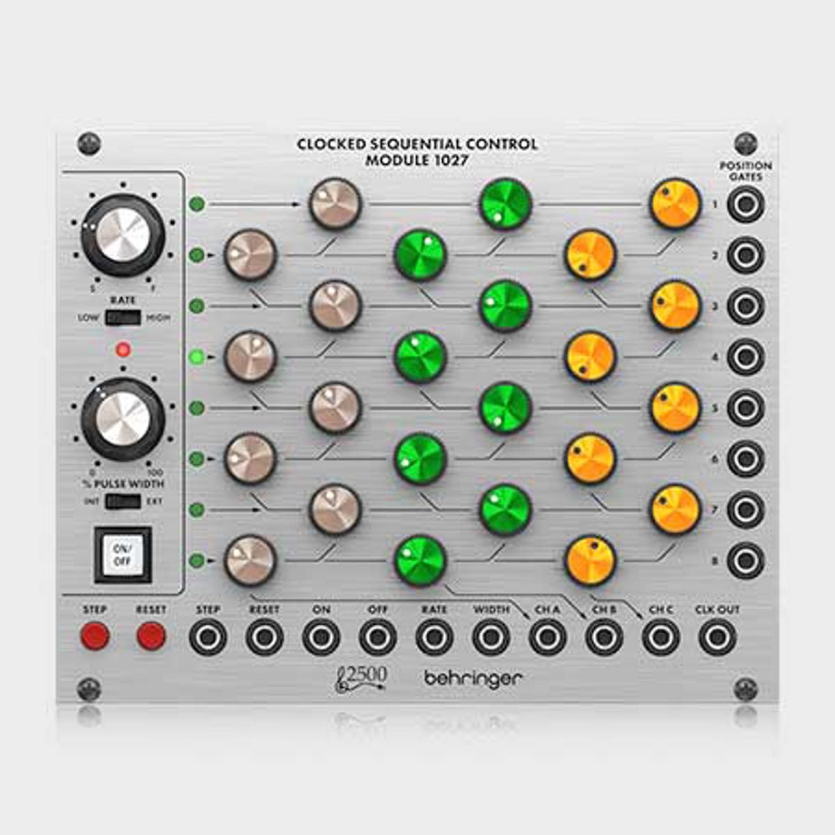 Behringer Legendary 2500 Series 1027 Clocked Sequential Control Module 8-Step Se