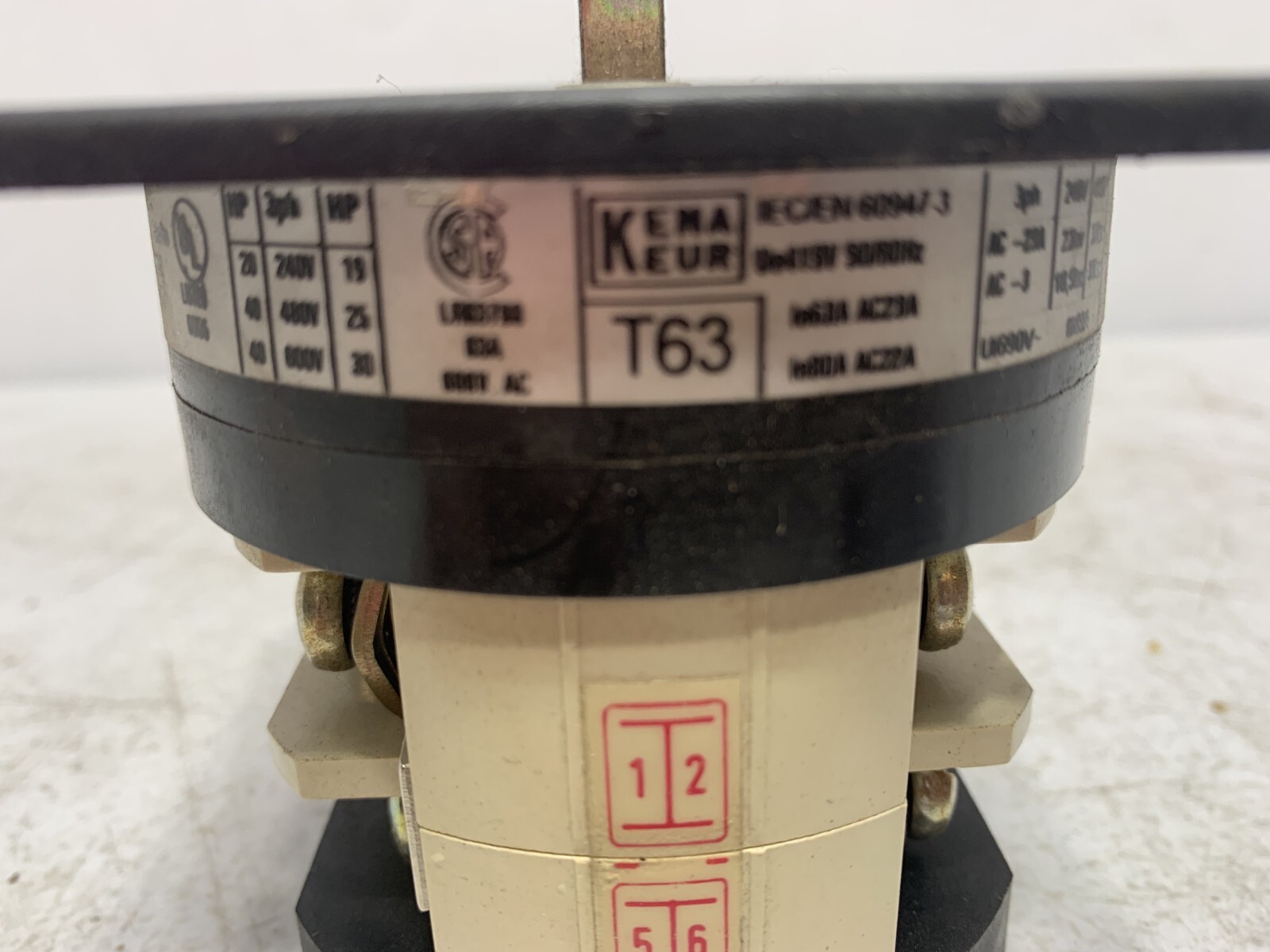 Electroswitch KW-63 Rotary Cam Action Switch T63