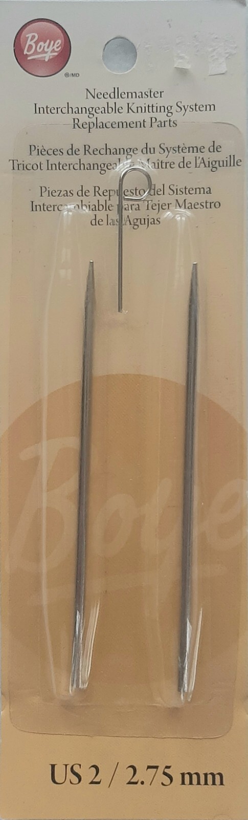 BOYE NEEDLEMASTER US 2/2.75m Interchangeable Knitting NEEDLES Replacement