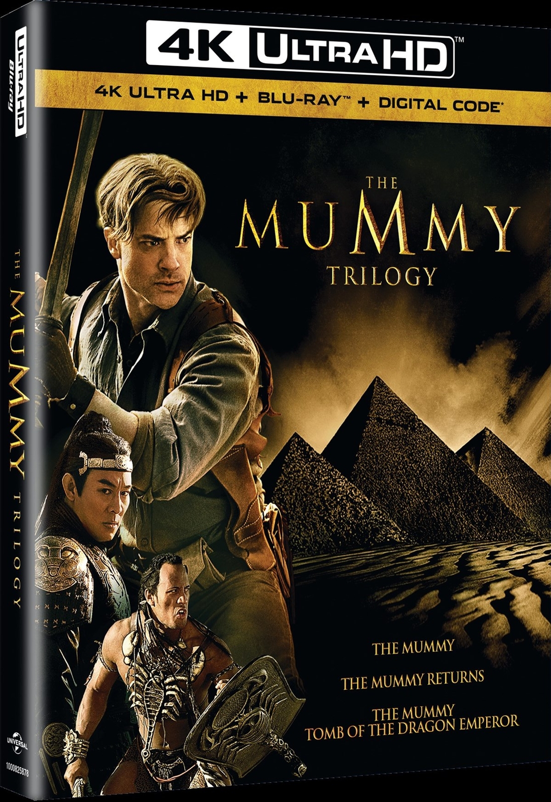 The Mummy Trilogy 4K UHD Blu-ray NEW