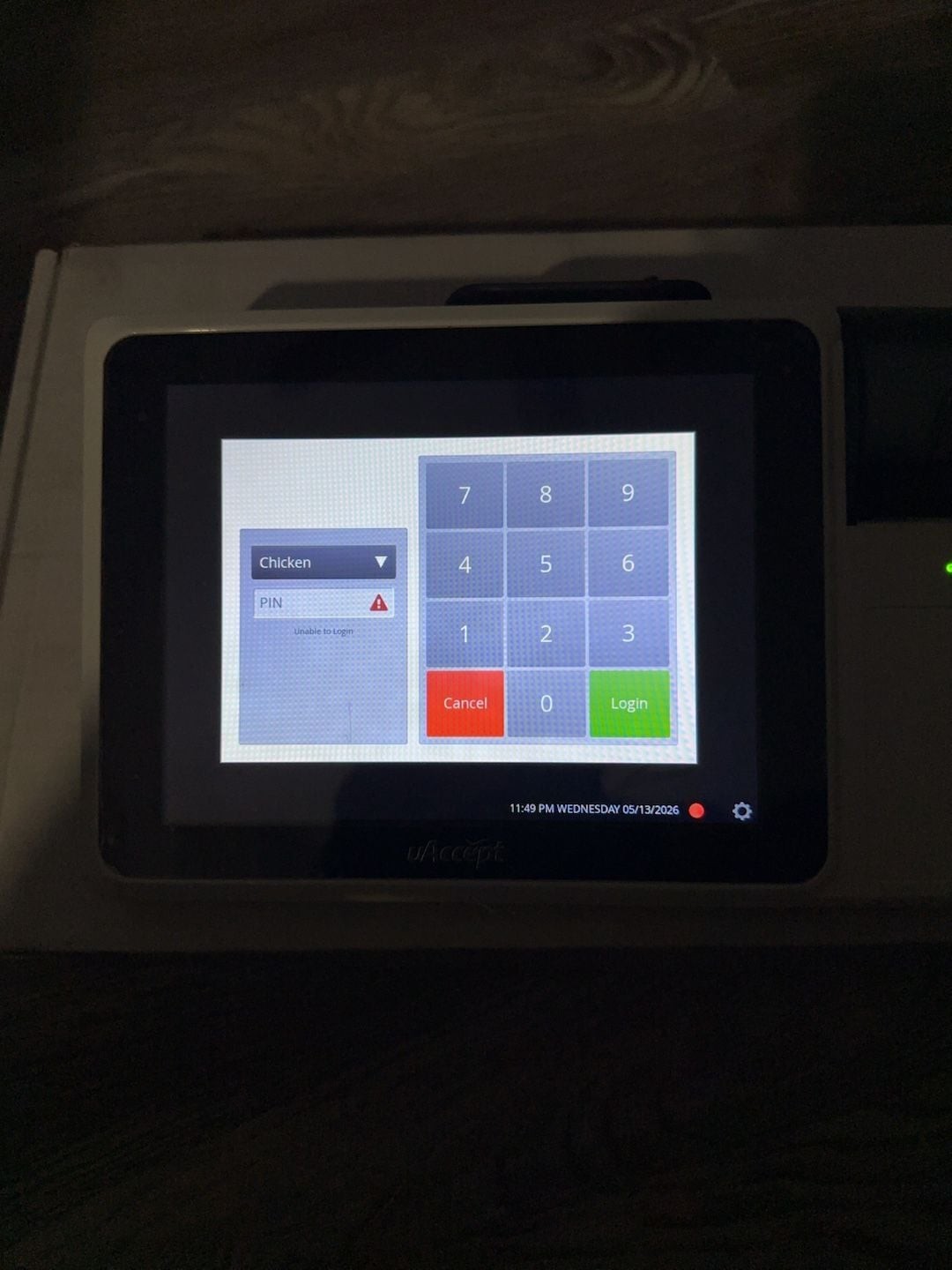 uAccept MB2000 Cloud Connected Point of Sale System