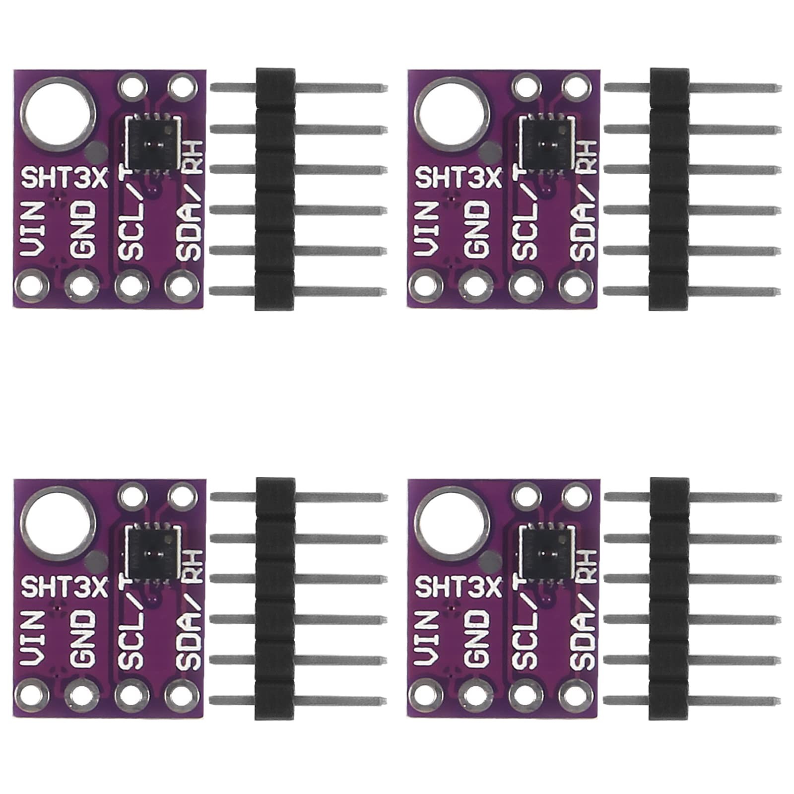 Coliao 4pcs SHT31-D Temperature and Humidity Sensor GY-SHT31-D Breakout Digit...