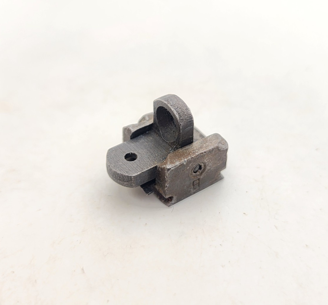 Original USGI M1 Carbine Square "S" Stamp Rear Flip Sight (Damaged Corners)