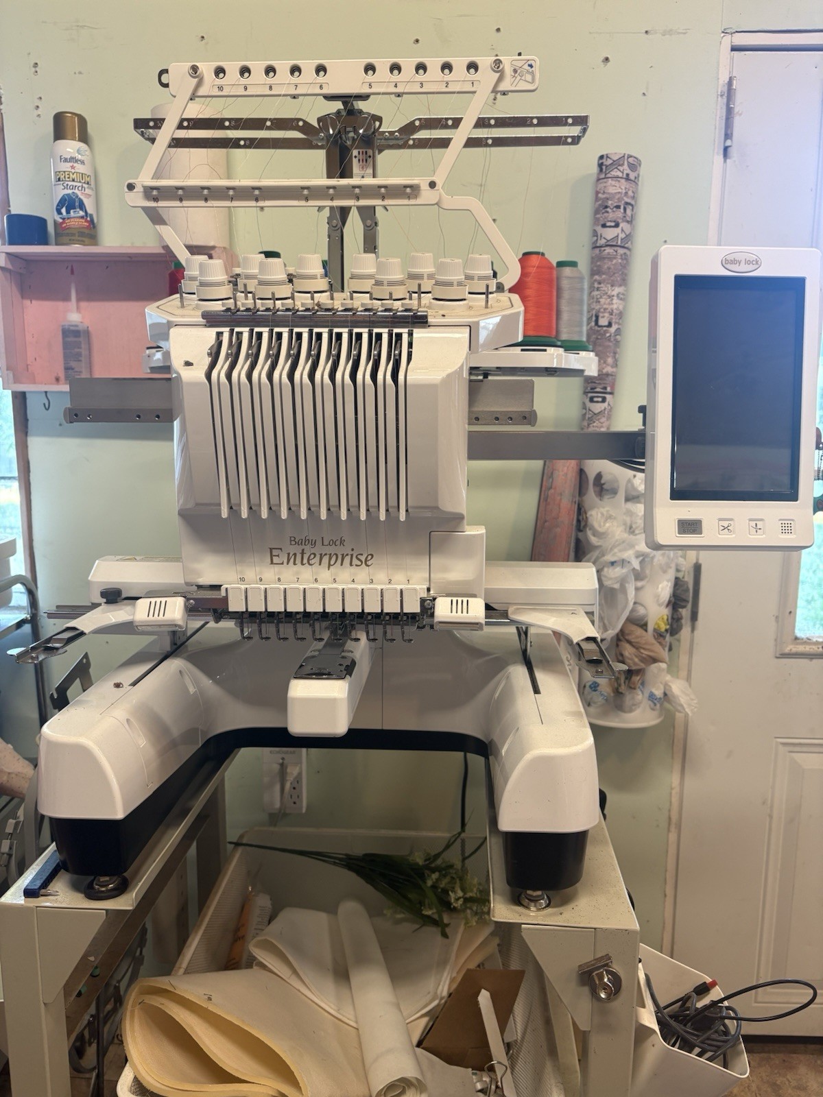 10 needle embroidery machine , Babylock Enterprise 10 needle embroidery machine