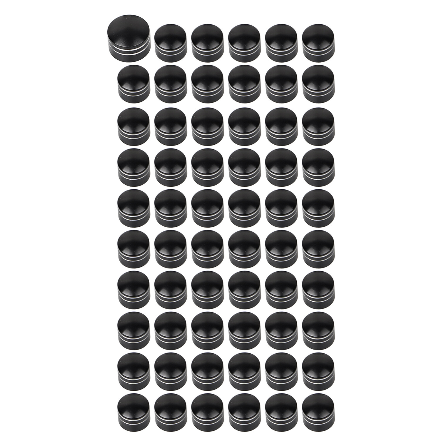 60X Black CNC Engine Bolt Cap Covers For Harley Touring Tri Glide Ultra Limited