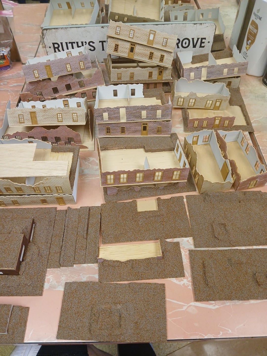 20mm Wargaming 22 Building Ruins & Bunkers Fortifications Read Taking Offers