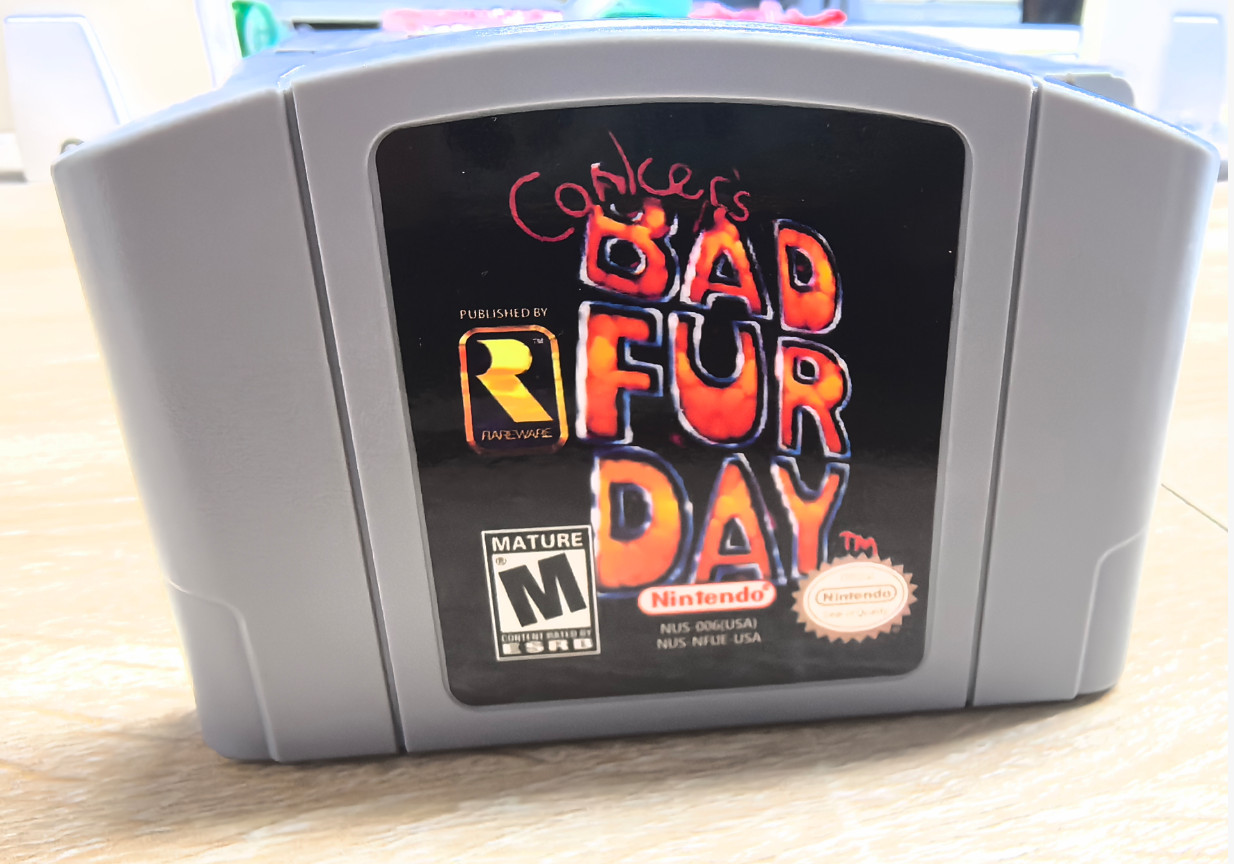Conkers Bad Fur Day Video Games For Nintendo N64 US Version