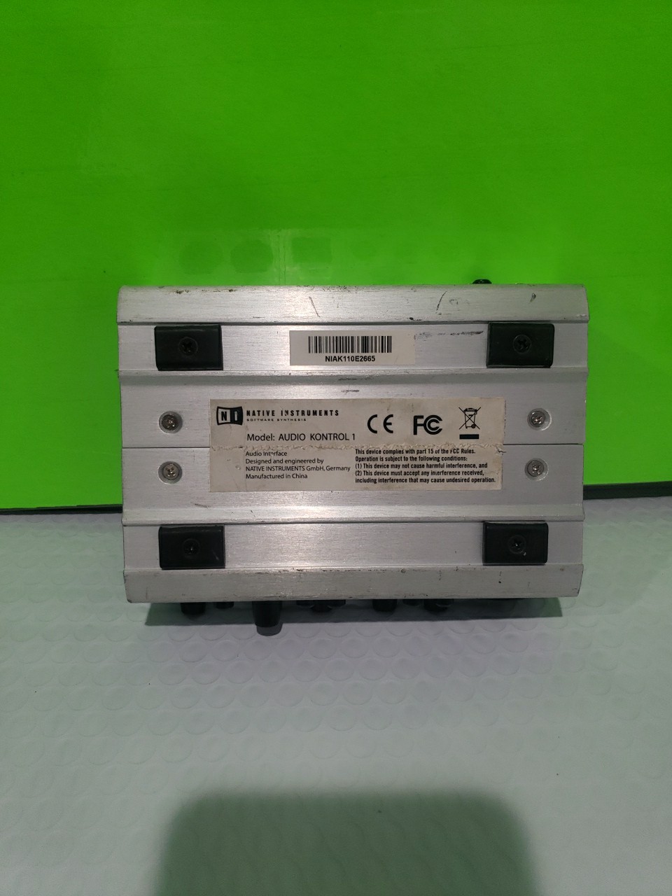 Native Instruments Audio Kontrol 1 USB Audio Interface Used