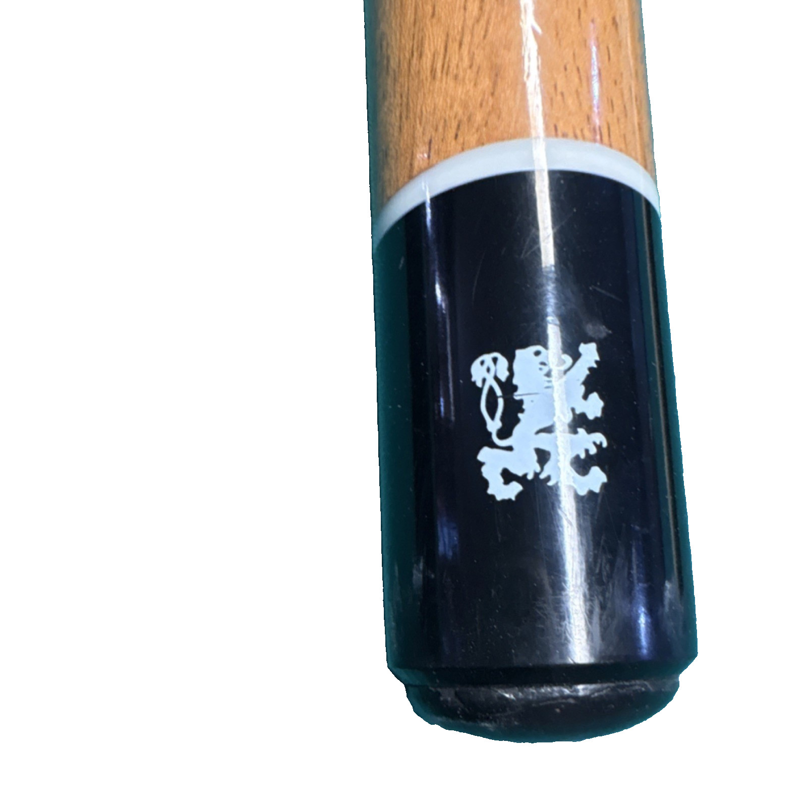 Vintage Adams 2 Piece Pool Cue, Wood and Black Joint. 20oz Tip is 12.5 mm