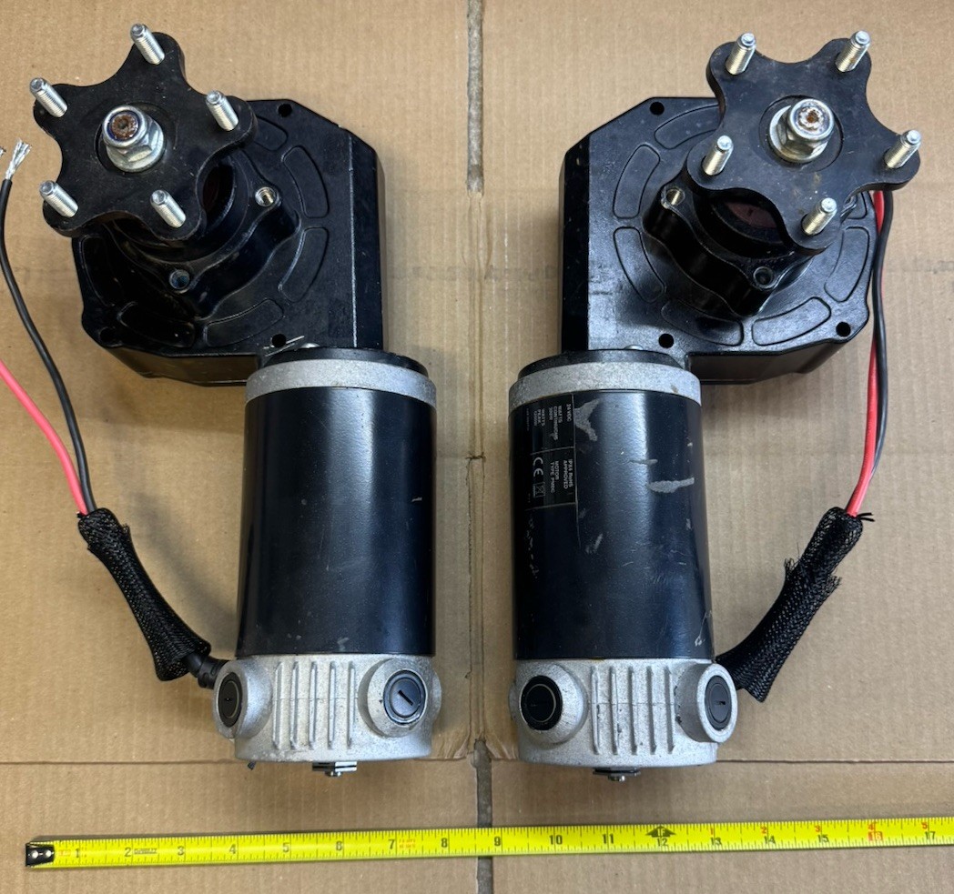 Jazzy Wheelchair Motor Gearboxes /Large Rc Lawnmower Robotics 12-24vdc Electric