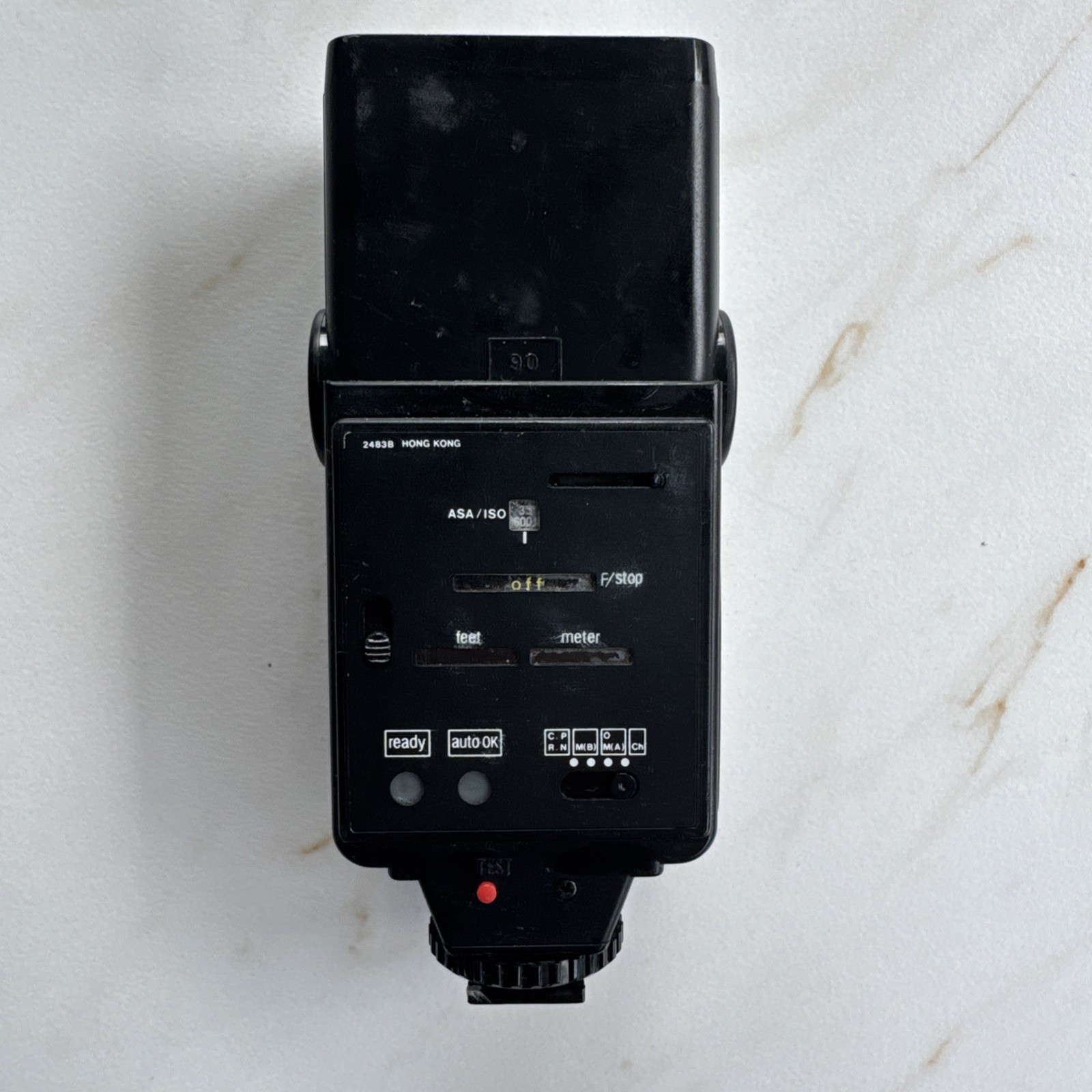 Sunpak Auto 144D Thyristor Shoe Mount Camera Flash Tested Working Vintage