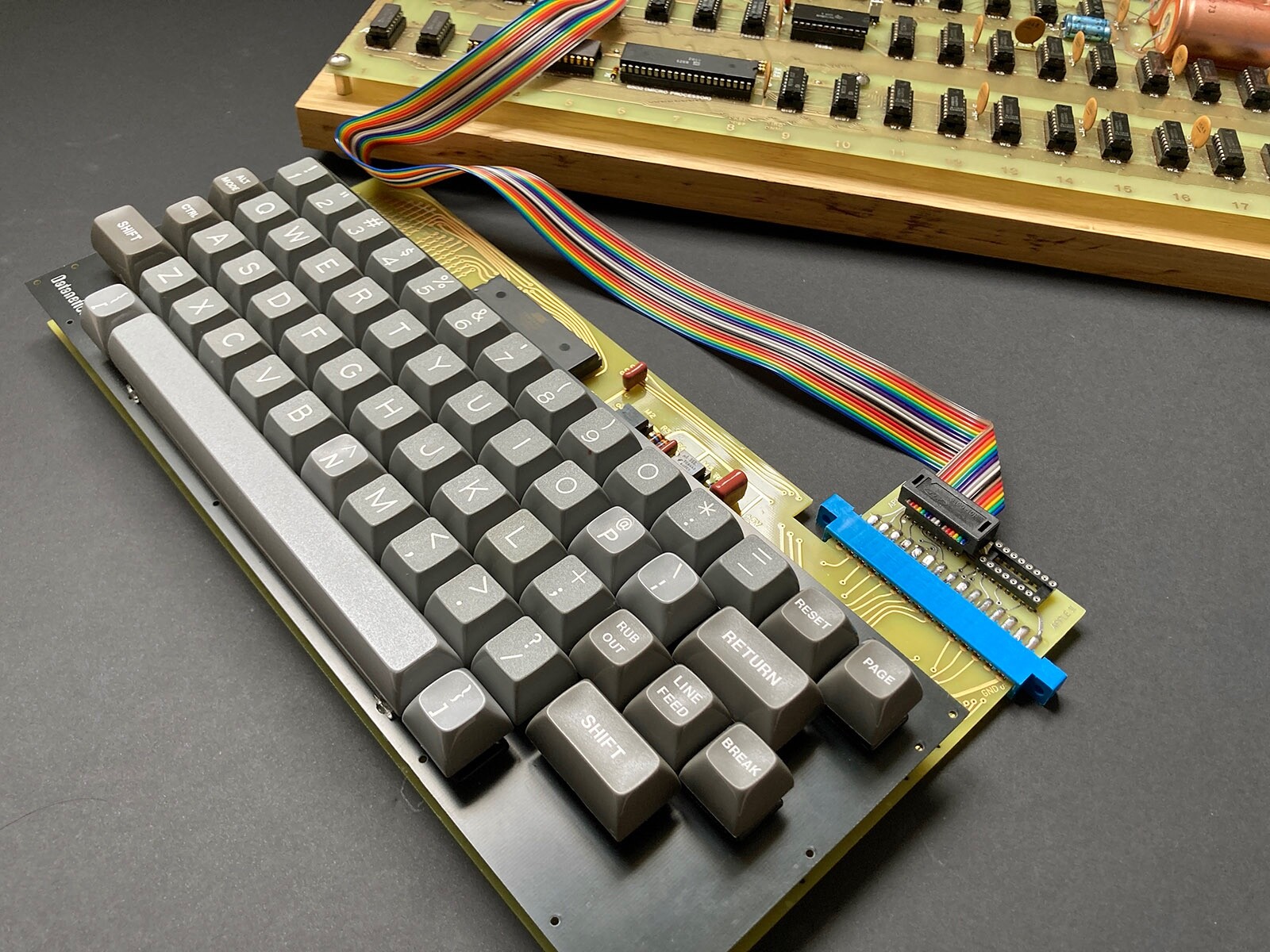 Apple 1 ASCII keyboard adapter for Datanetics replica mimeo