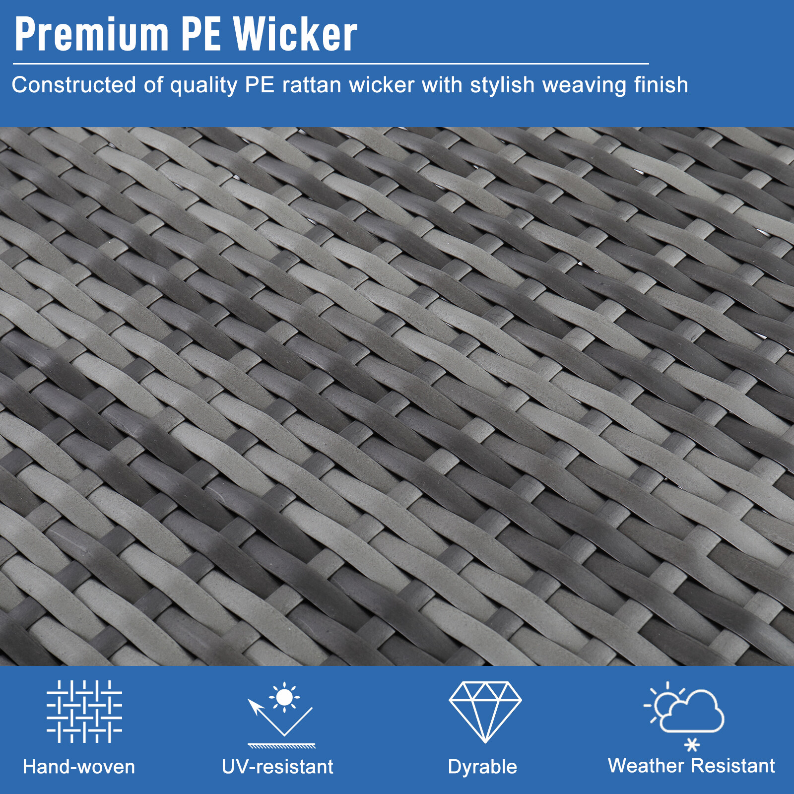 Iron Can Accommodate Gray Gradient Footstool Locker Rattan Locker Beige Mat