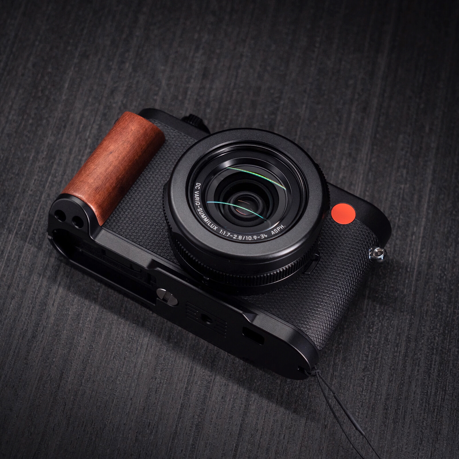 Wood New Hand Grip Alloy Base QR L Plate For Leica D-LUX8 LUX8 Type 3952A Camera