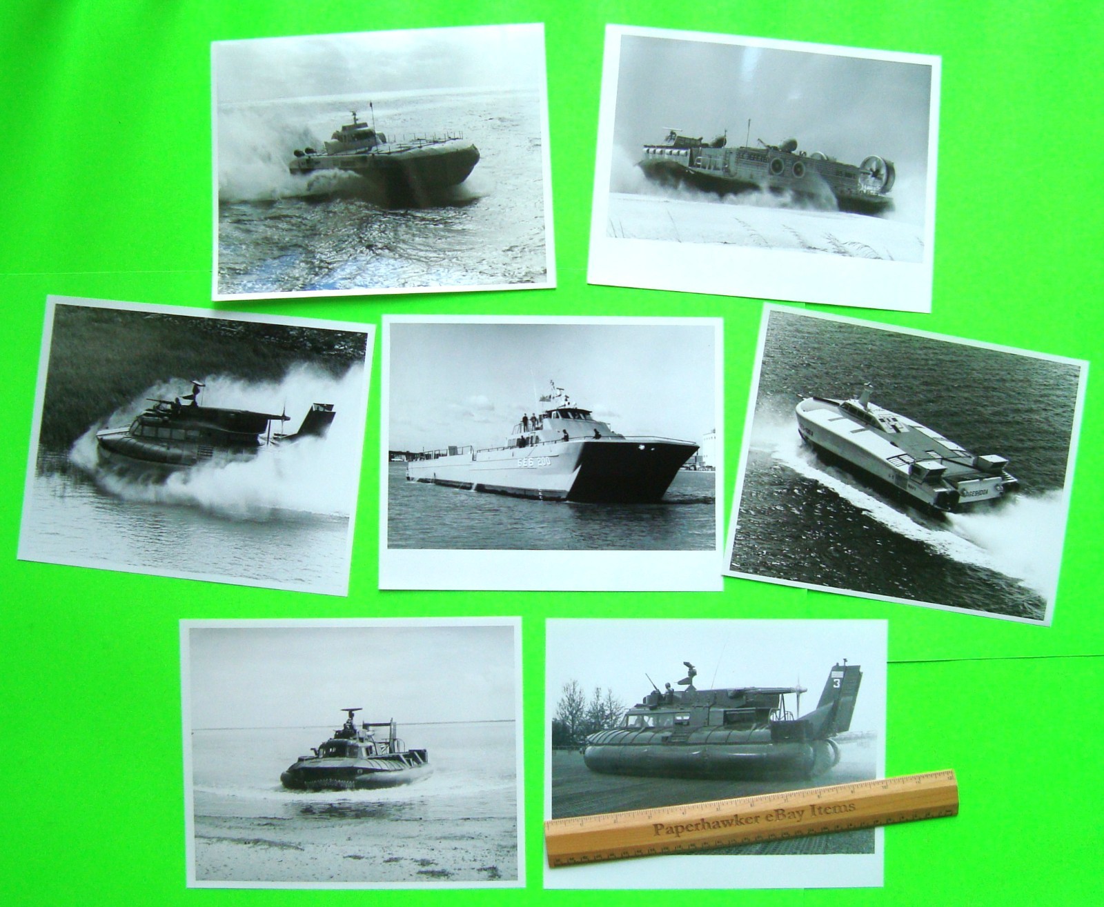 Lot/7 Diff Official U.S. Navy HYDRO-FOIL / WATER-JET CRAFT PHOTOS Bob Carlisle