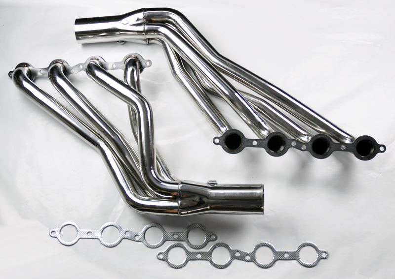 Long Tube Stainless Steel Headers w/ Gaskets Fit Chevy GMC 07-14 4.8L 5.3L 6.0L