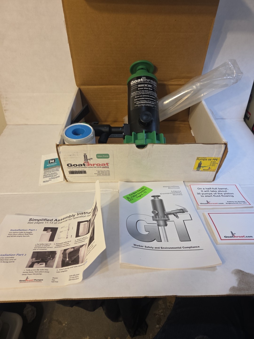 Goatthroat Pumps Gt300 Viton pump / Handpump