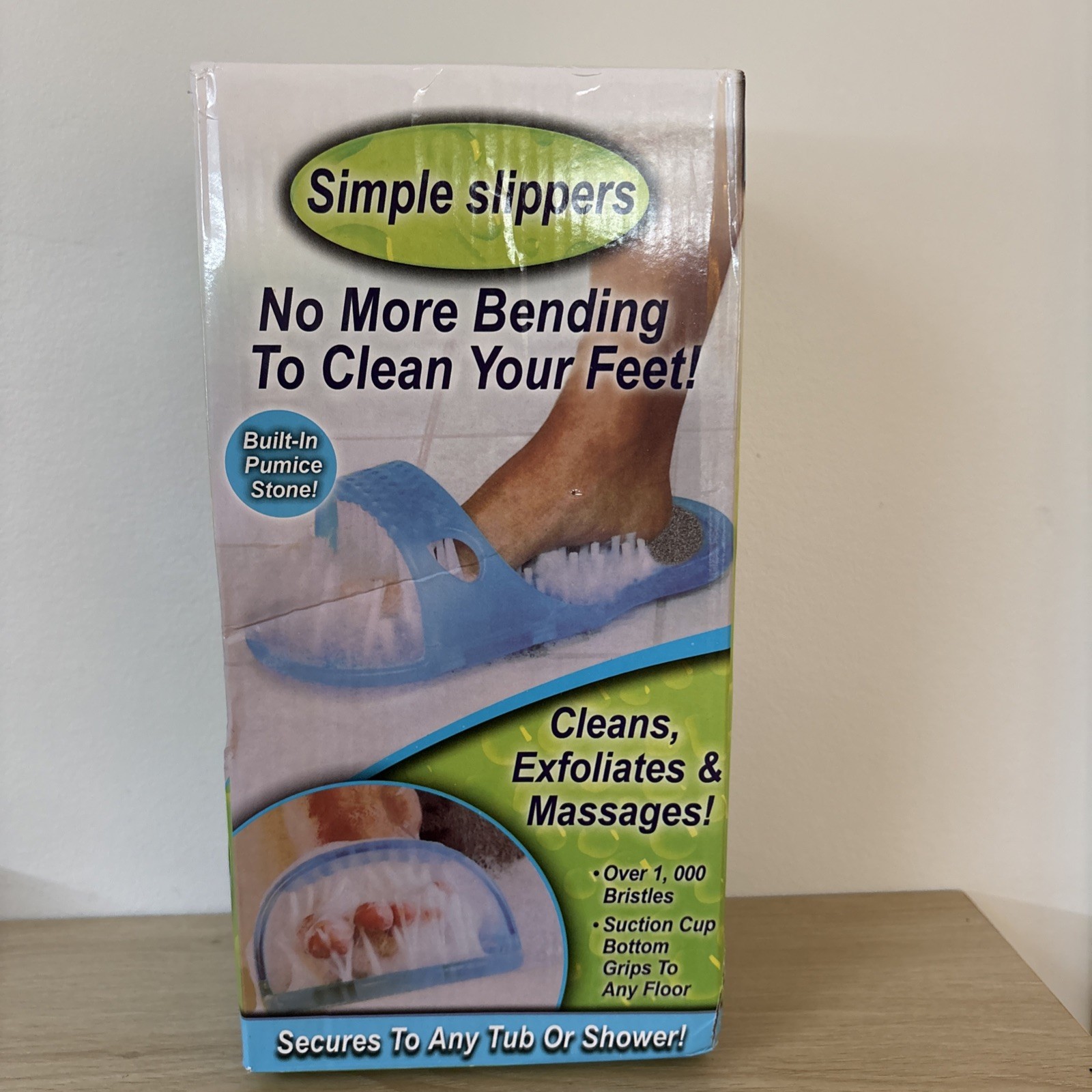 EASY FEET - Cleans Exfoliates and Massages - As Seen On TV.   Brand New In Box