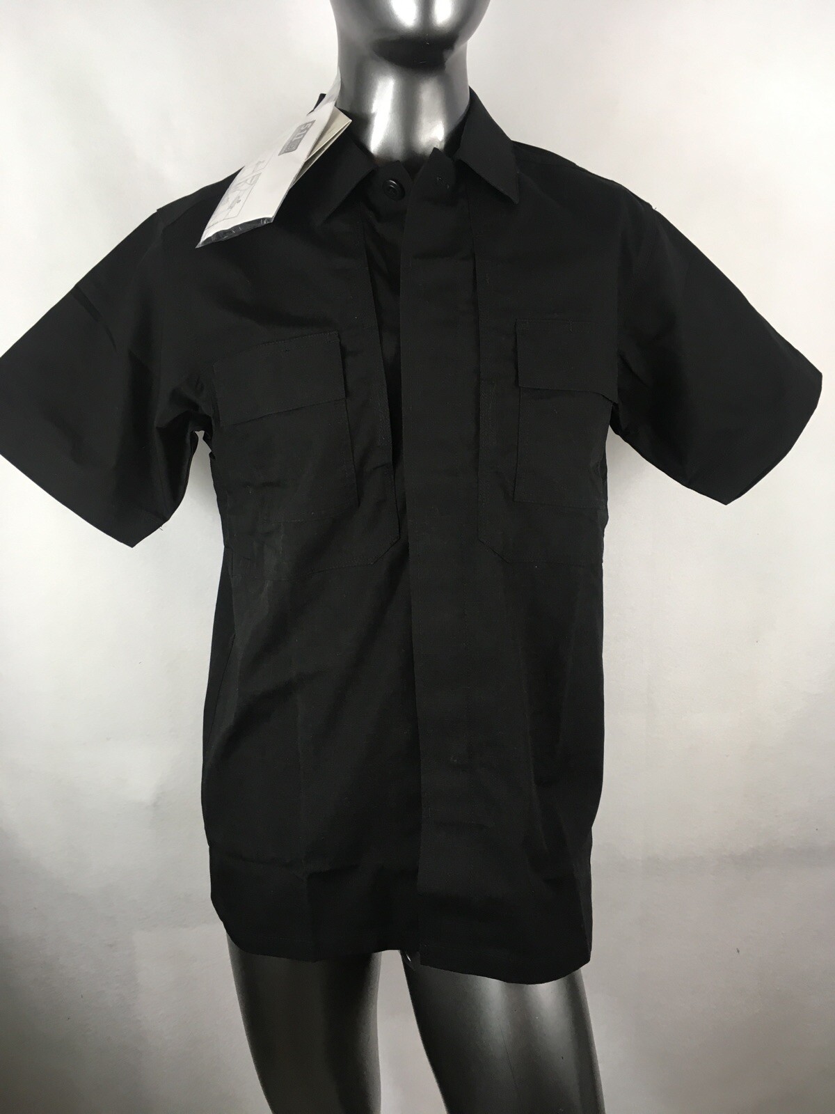 5.11 Tactical Series Men's Ripstop TDU S/S Shirt Black Small Brand New With Tags