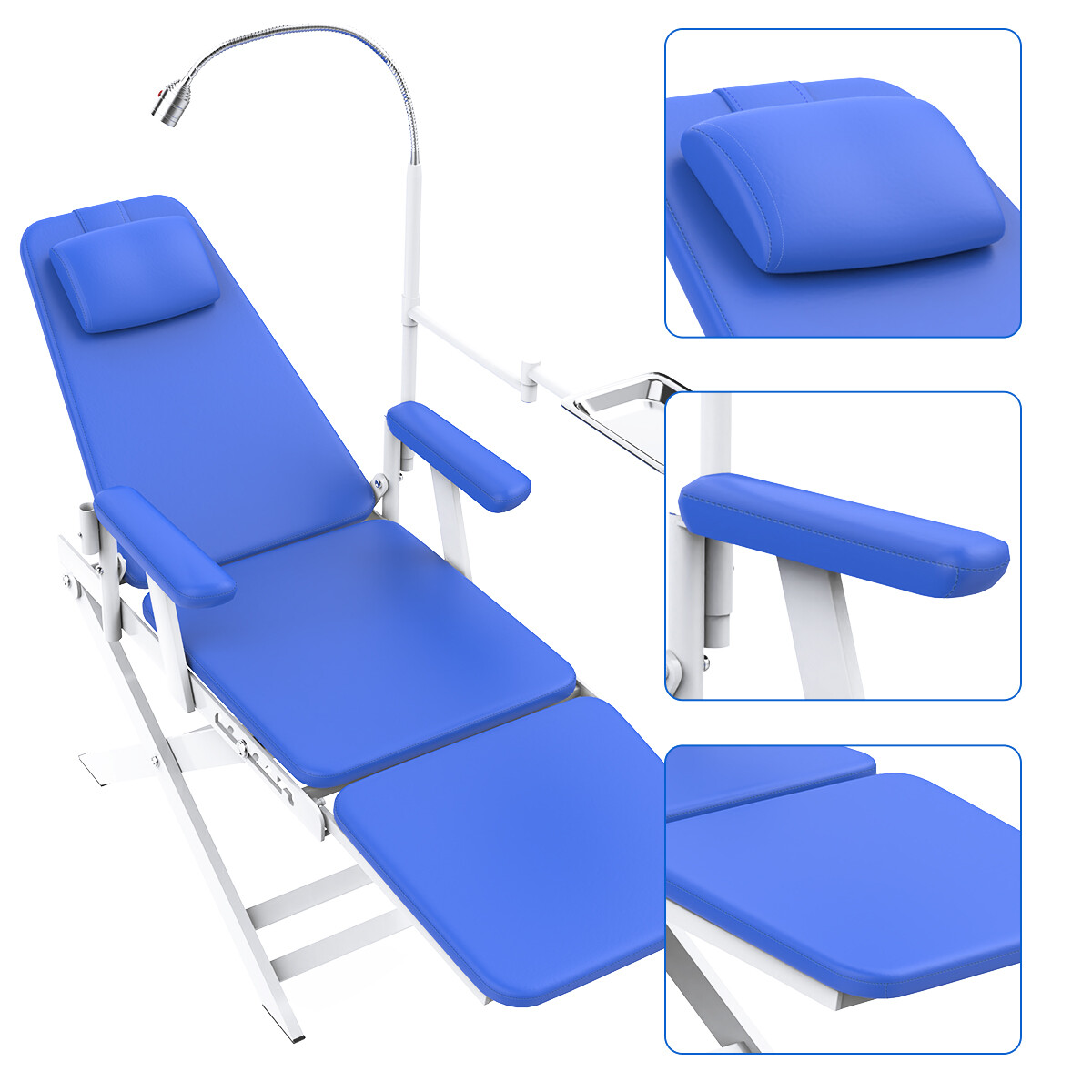 Dental Unit Chair Hard Leather Computer Controlled /Folding Mobile Chair
