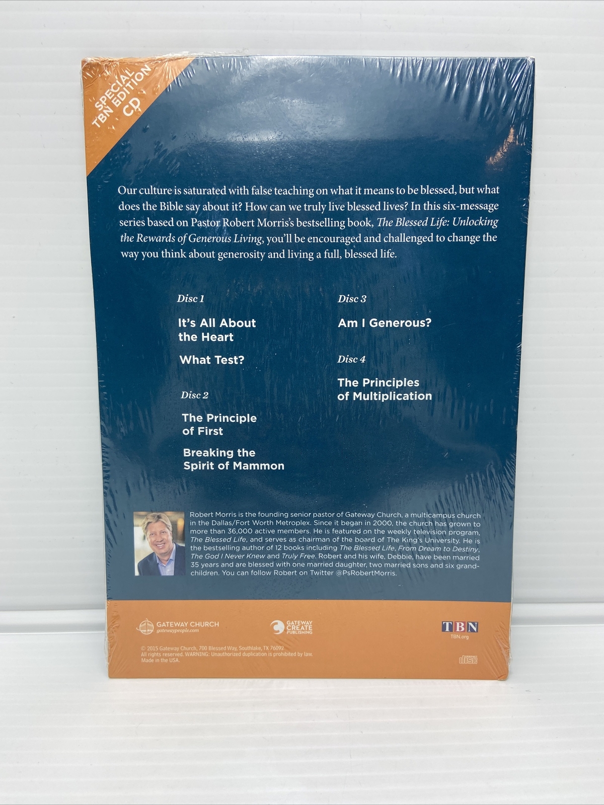 The Blessed Life By Robert Morris 6 Message Series - CD - TBN Edition *SEALED*