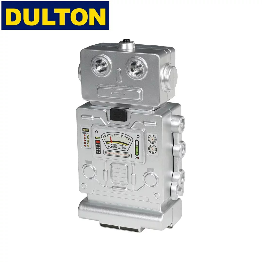 DULTON Tool Kit Robot Silver Mini DIY Tool Set Screwdriver LED Light Japan
