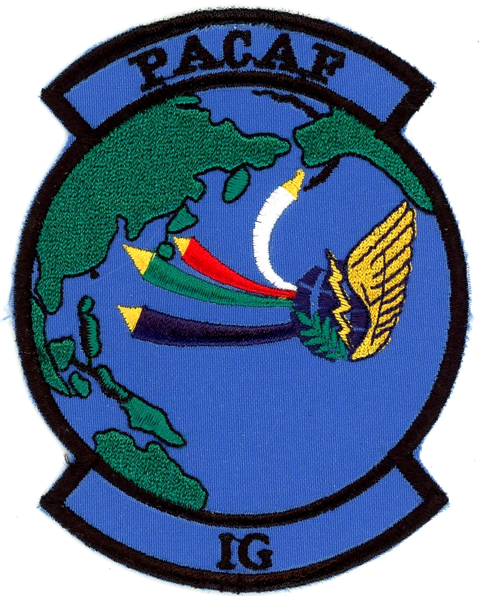 US Air Force Patch: PACAF IG Pacific Air Force Inspector General