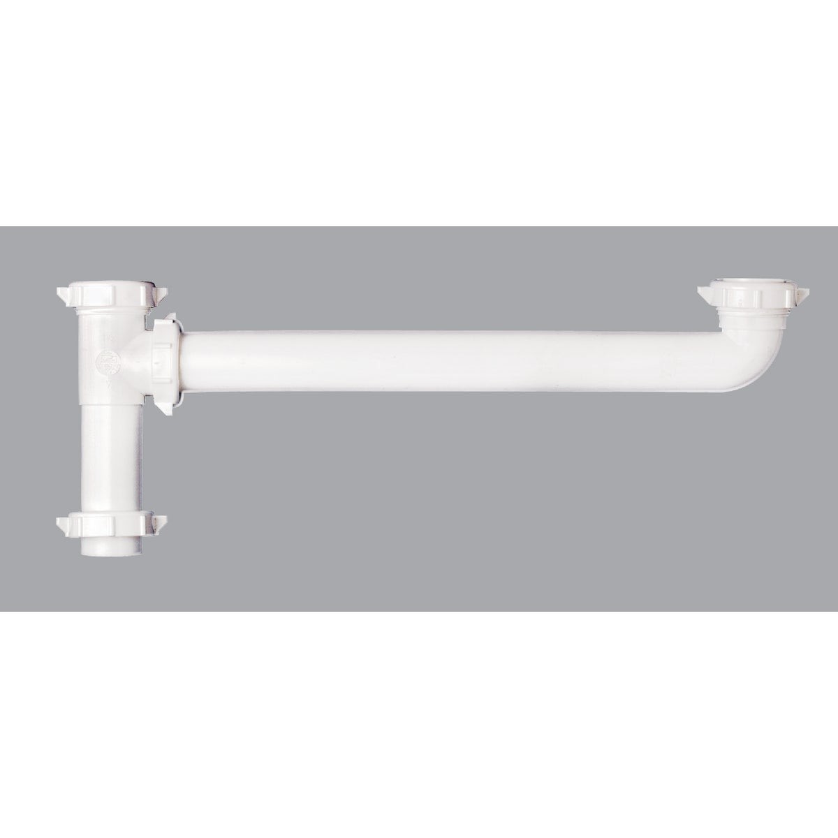 Keeney 1-1/2 In. x 16 In. White Polypropylene End Outlet Waste 122TTWK Keeney