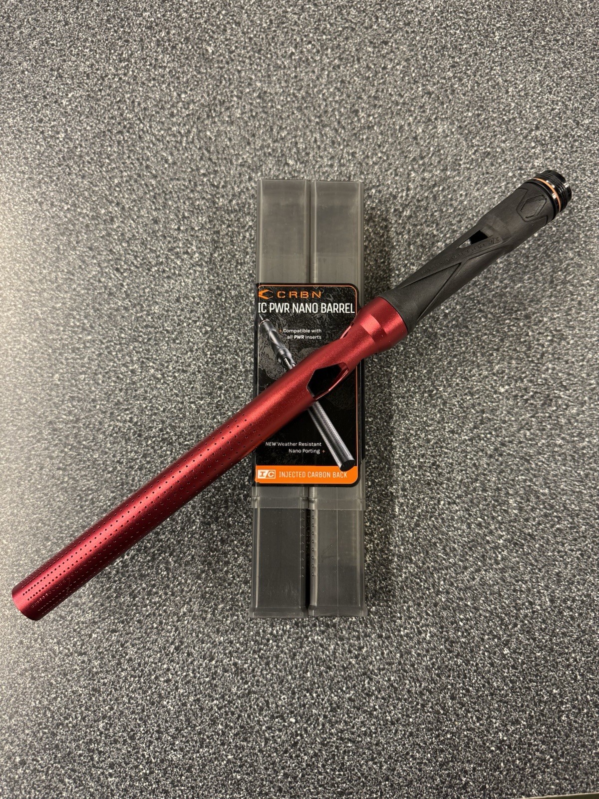 CRBN IC NANO barrel (RED). Uses PWR inserts. AC Thread. BNIB! Rare.