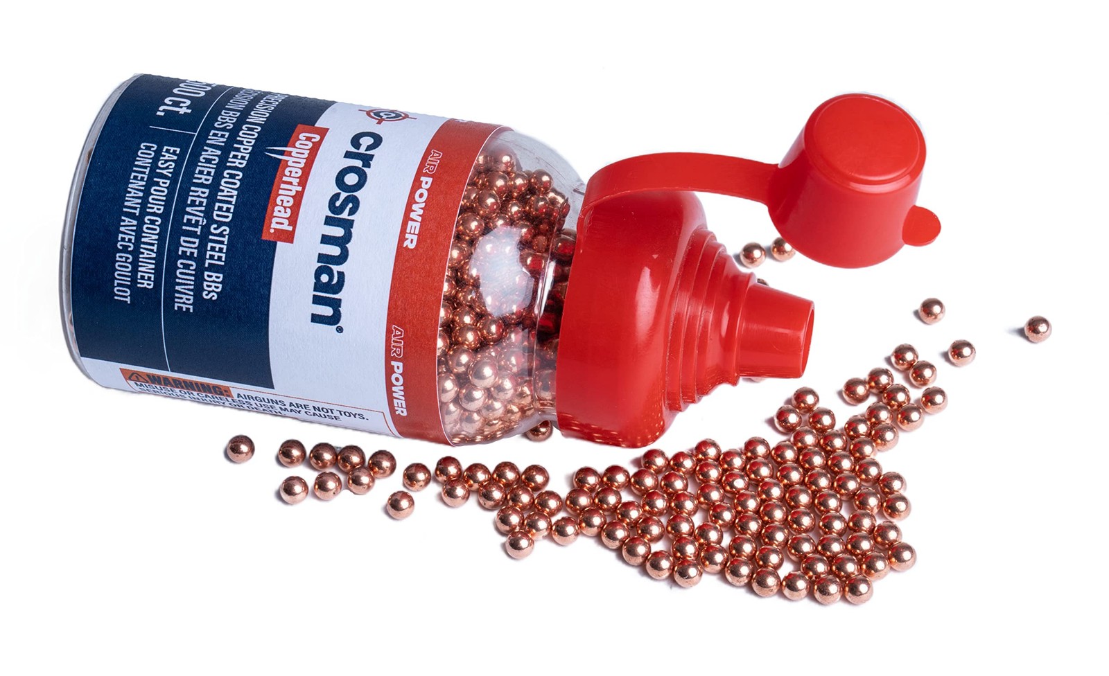 Crosman Copperhead 4.5mm Copper-Coated BBs (6000-count) 6000-count, Black