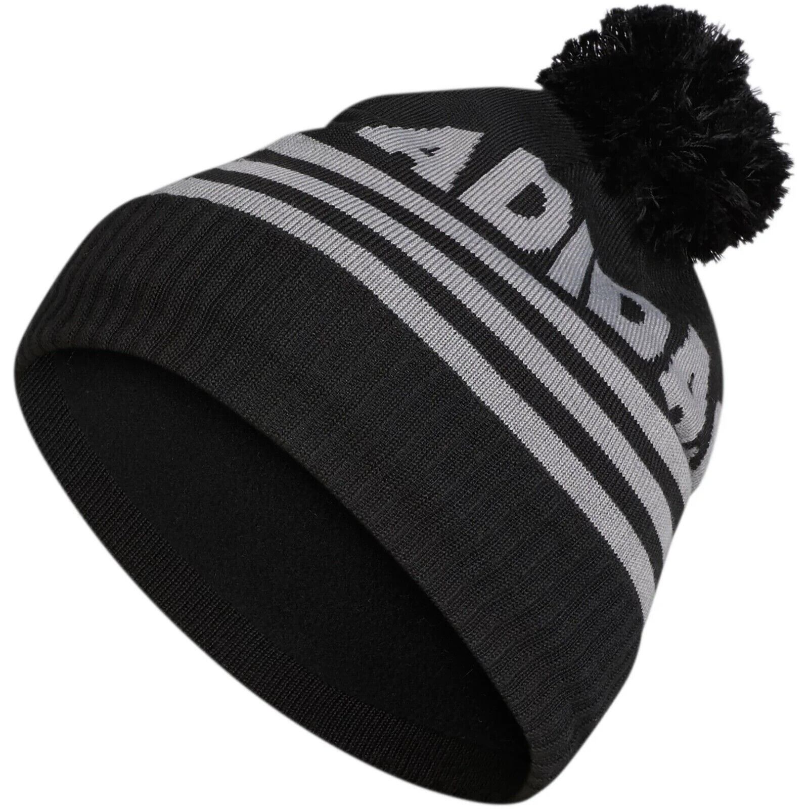 ADIDAS MENS GOLF BEANIE NWT BLACK/GRAY OSFM $30