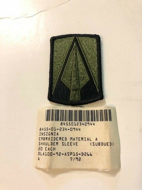 177th Armored Brigade Subdued U.S. Army Shoulder Patch Insignia