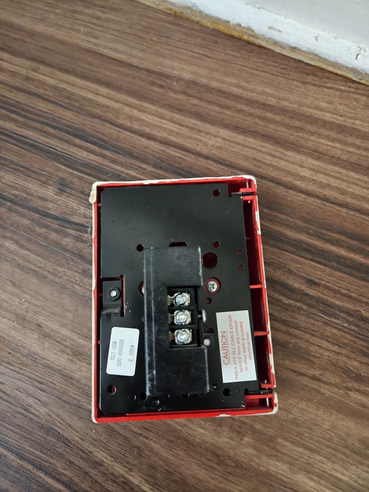 Siemens MSI-20B Fire Alarm Box - Red