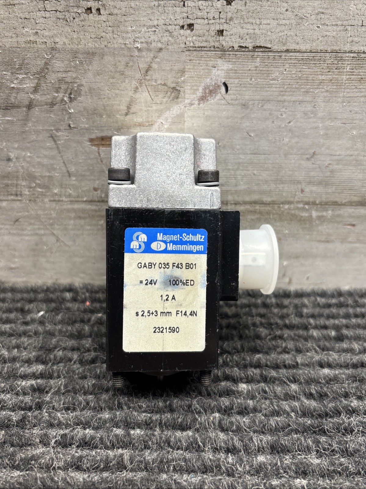 GABY-035-F43-B01 Solenoid Valve by MAGNET SCHULTZ