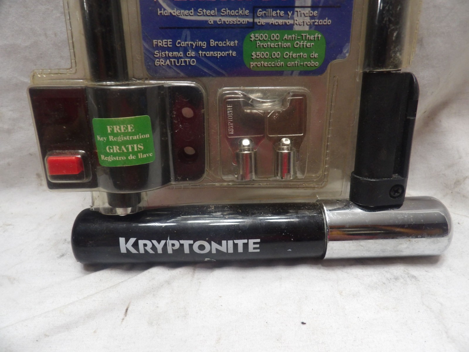 Kryptonite Xtra Tough U-Lock #1636002006 4" x 9"