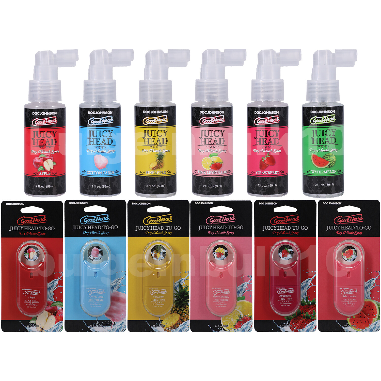 Goodhead Juicy Head Dry Mouth Deep Throat Oral Sex Spray - Choose Flavor & Size