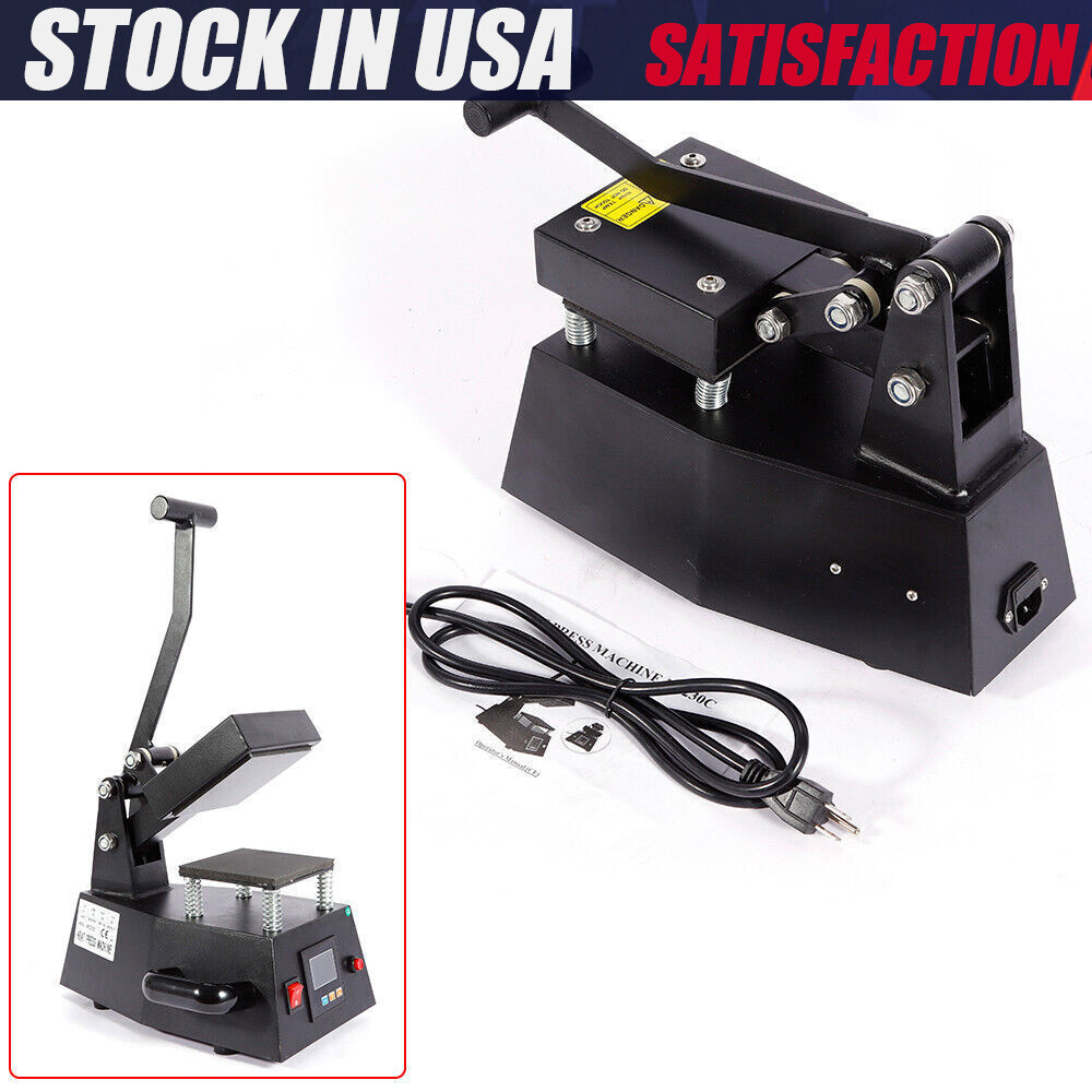 110V Digital Heat Press Machine DIY Press Single Heater small size material 600W