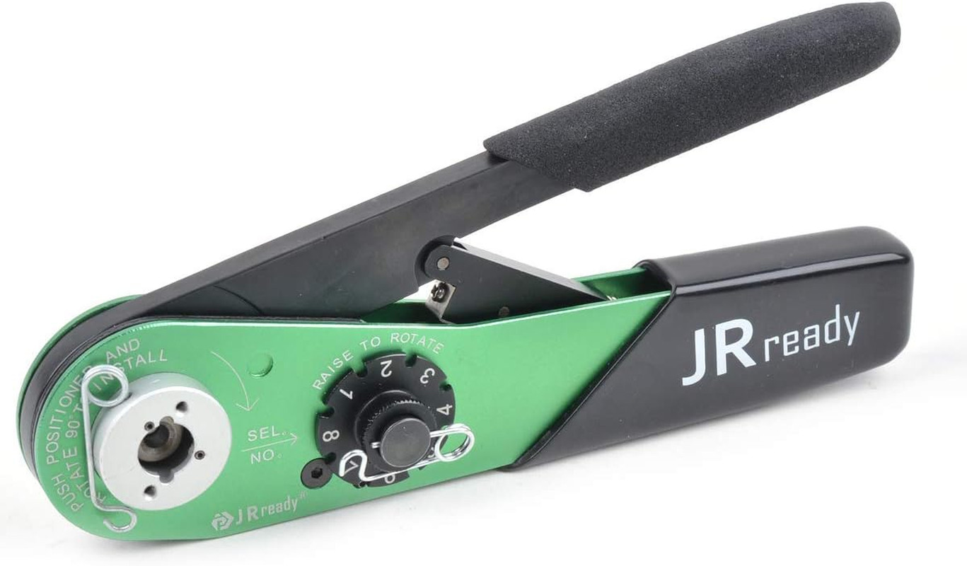 Jrready YJQ-W7A Aerospace Crimping Tool, M22520/7-01, Adjustable, 16-28 AWG