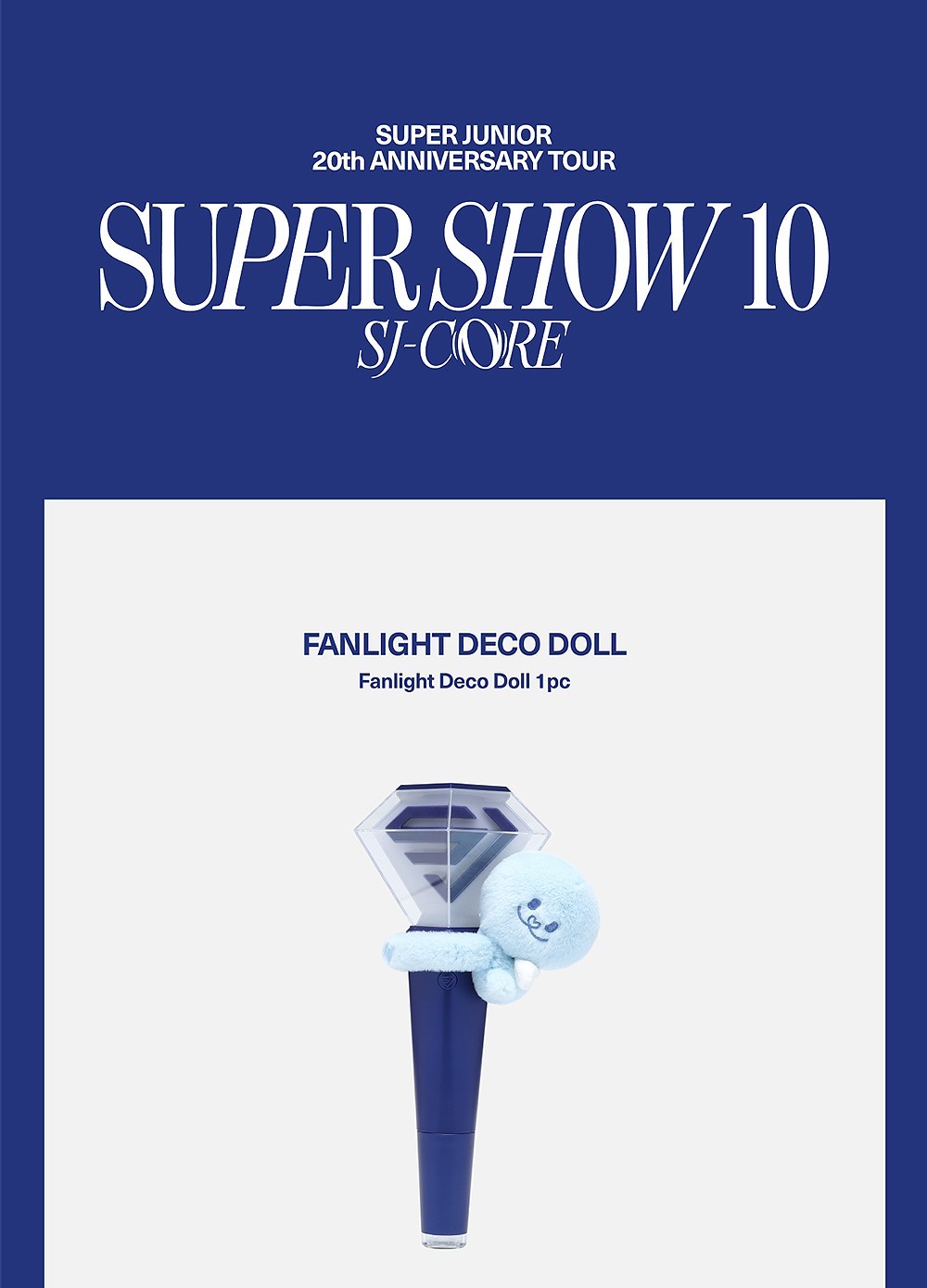 SUPER JUNIOR OFFICIAL LIGHT STICK FANLIGHT DECO DOLL/Tracking Code MD GOODS