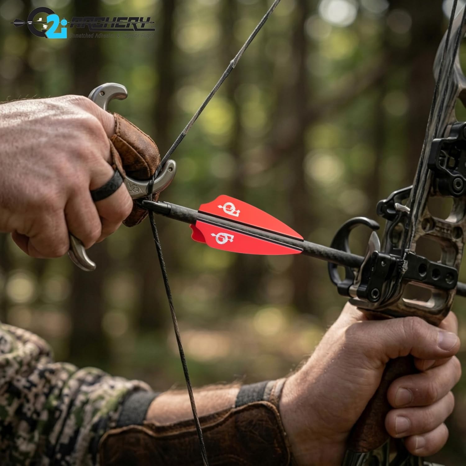 Q2i Arrow Vanes 3" Orange 36 Count