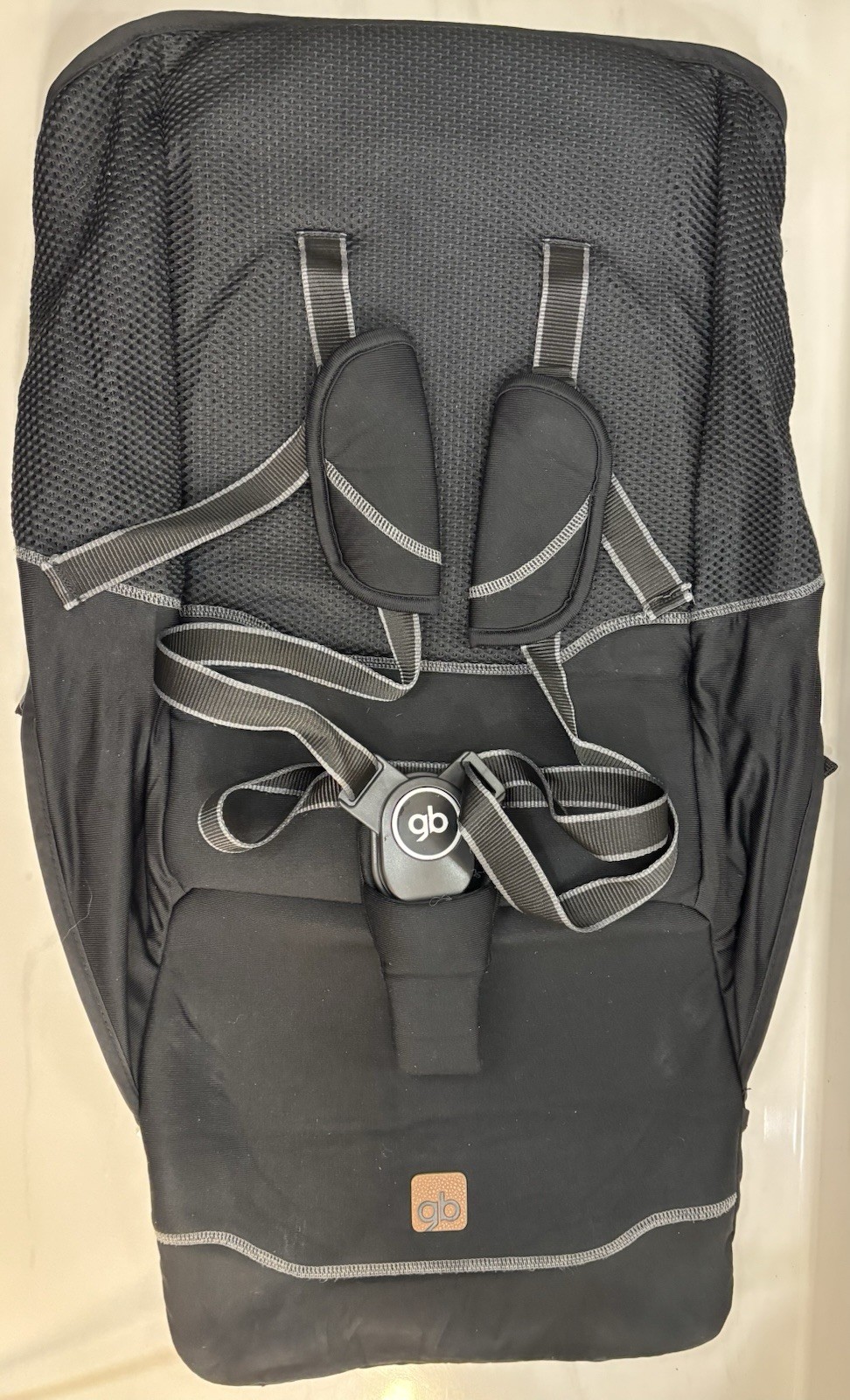gb Pockit+ All City Stroller Replacement Fabric Seat & Canopy Black