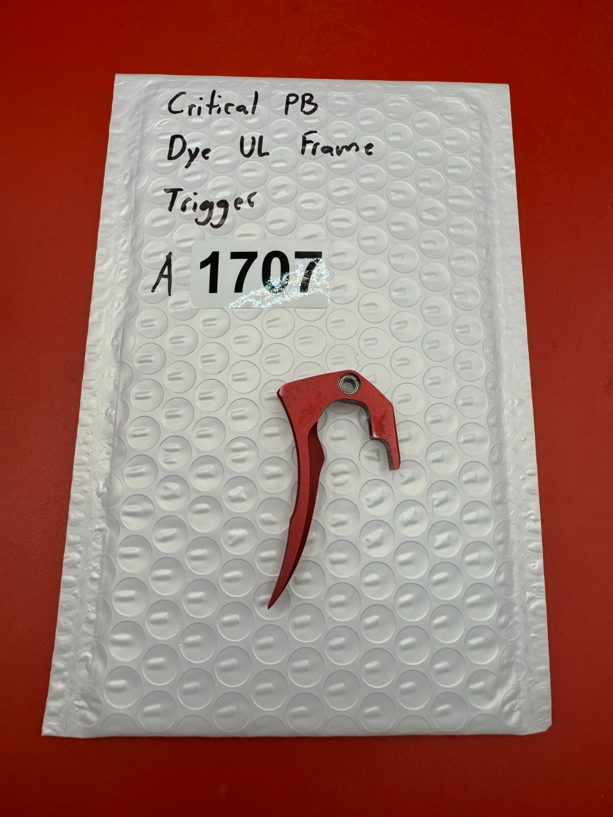 Critical PB Dye UL Frame Trigger