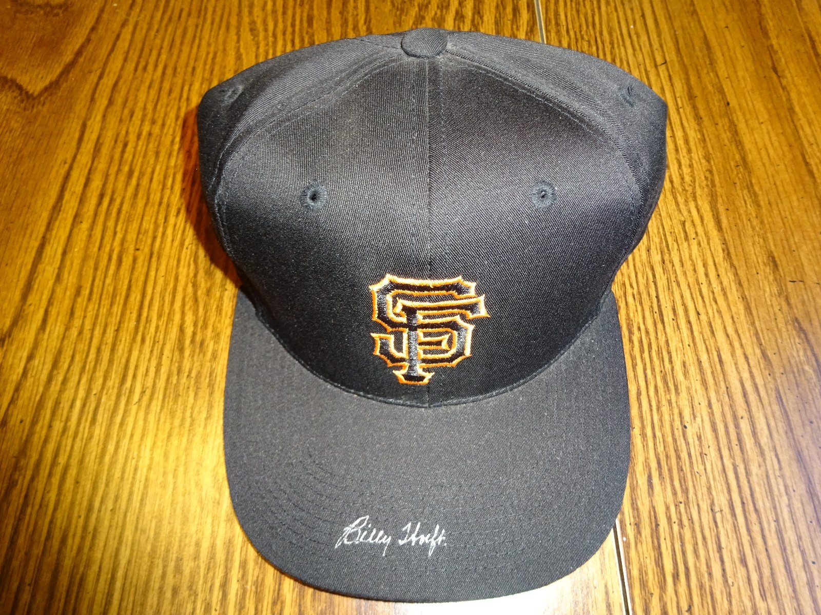 Billy Hoeft San Francisco Giants Signed Auto Baseball Cap Hat Autograph