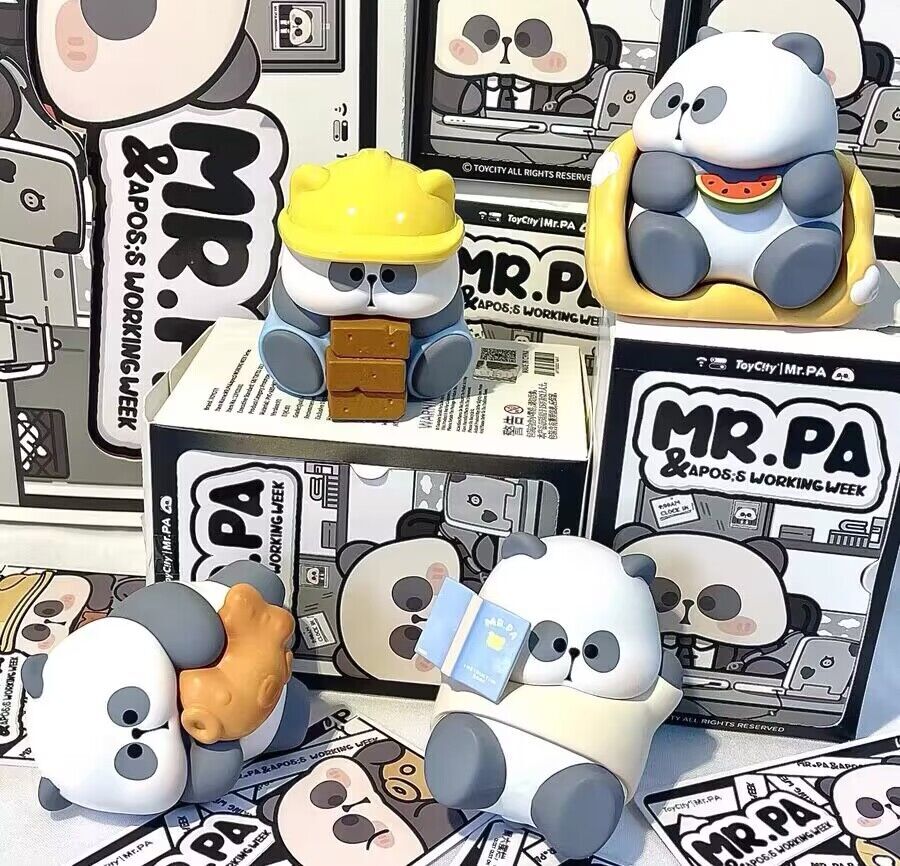 ToyCity MR.PA's Working Week Series  Confirmed Figure Toys Art Gifts！