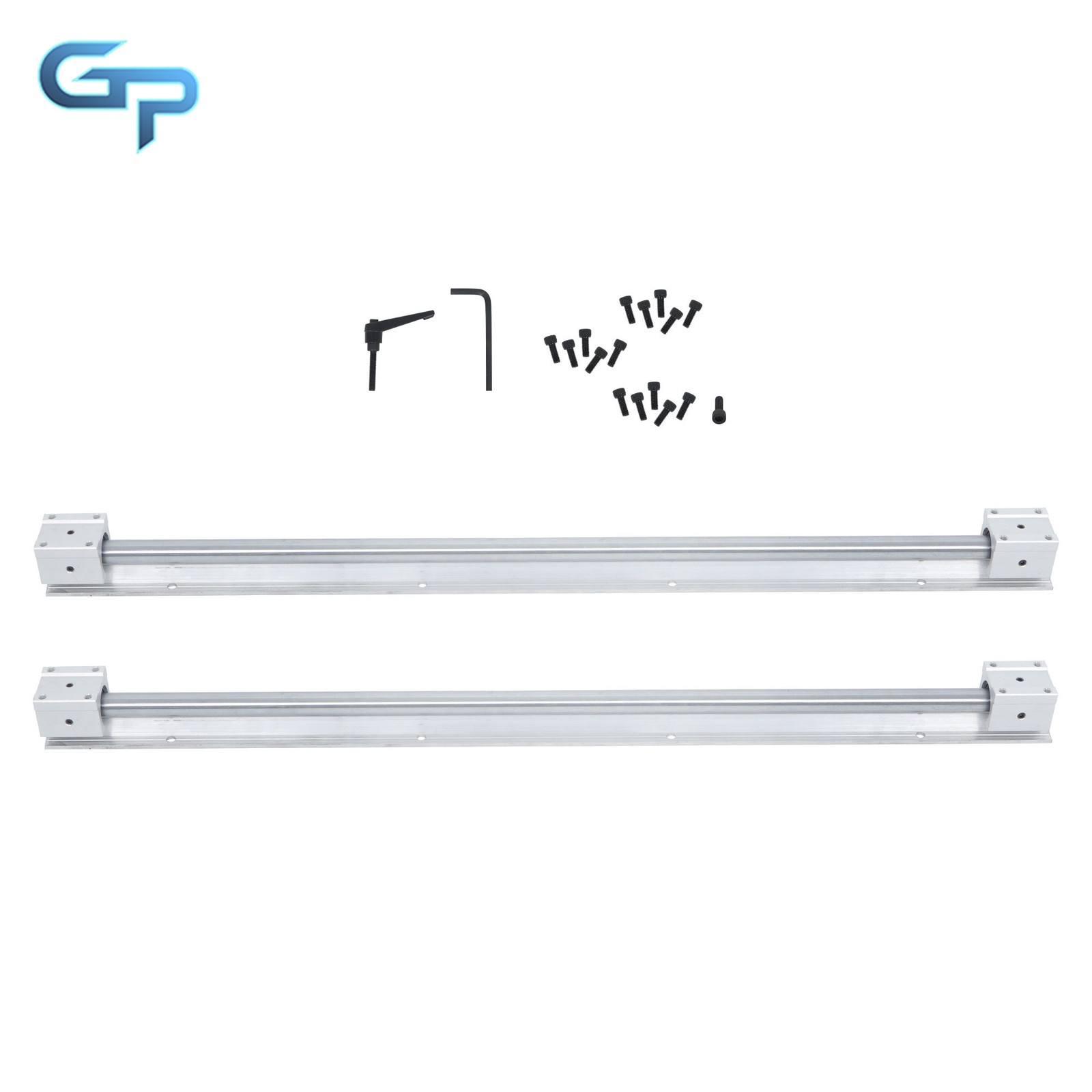 Precision SBR20UU Linear Bearings & 800mm Rails for CNC Router/Milling