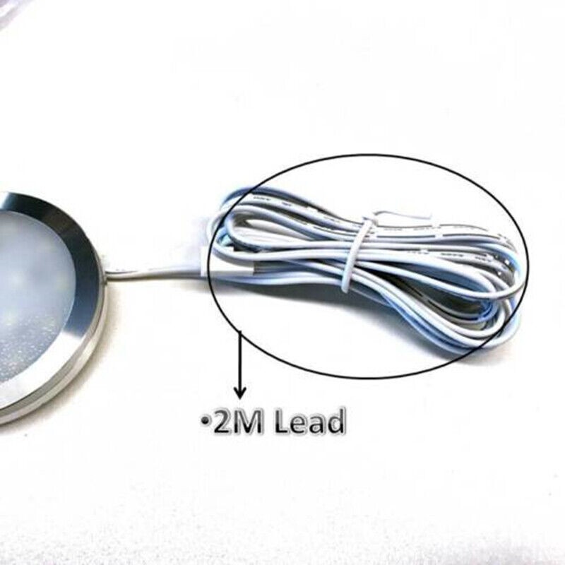 4Pcs Warm White Under Cabinet Lighting LED Light For Display Case Locker Cabin